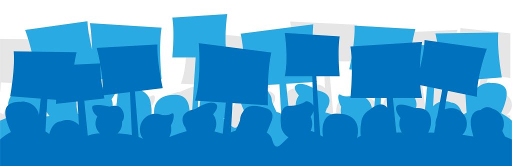 Le Conseil se prononce en faveur du Syndicat contre Vidéotron Manif 1024x332