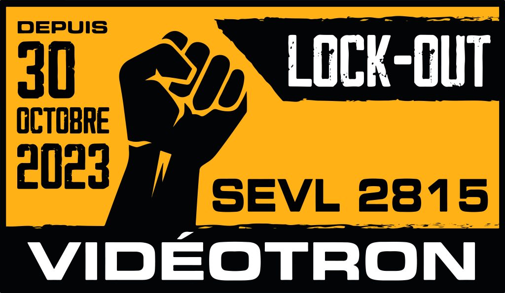 Invitation à tous les membres du SEVL-SCFP-2815 - Grande marche dans les rues de Montréal le 1er mai 2024! Drapeau 1 1024x595