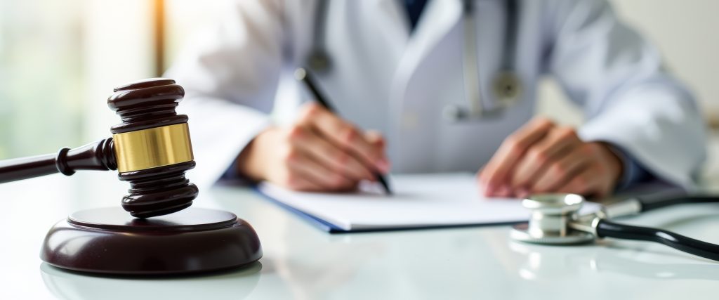Suivi des discussions sur les congés personnels et les dispositions du Code canadien Vecteezy Medical Malpractice Lawsuit Concept 50508947 1024x427