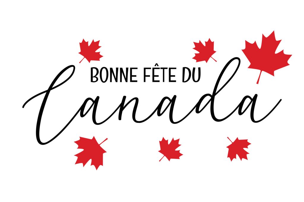 1er juillet : đBonne fĂȘte du Canadađ ! Vecteezy Happy Canada Day In French Bonne Fete Du Canada Greeting 8072540 1024x683